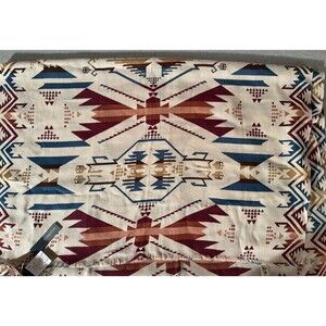 Pendleton White Sands Featherweight Shawl Wrap Boho Western NWT 100% Wool